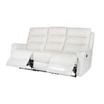 Sofa-3-Puestos-Reclinable-Electrica-Basilea-Cuero-Pvc-Blanco
