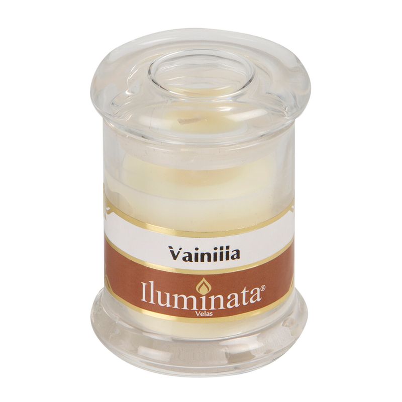Vela-Vaso-Vidrio-Peq-46Gr-Vainilla--------------------------