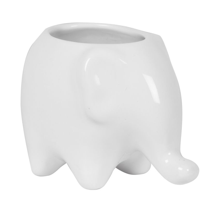 Matera-Elefante-12-9-11Cm-Ceramica-Blanca-------------------