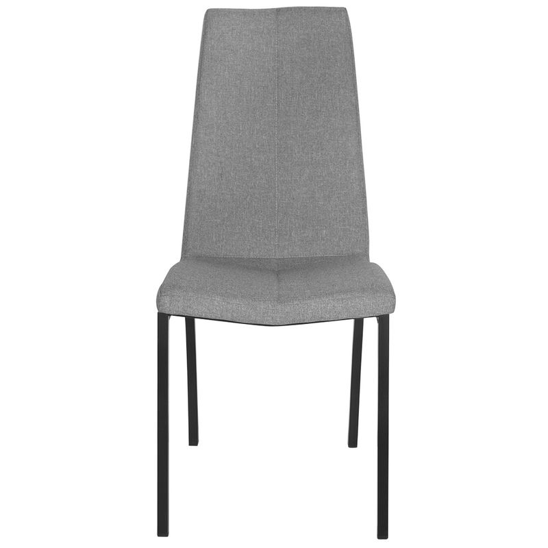 SILLA-DE-COMEDOR-ASAMA-TELA-GRIS-BASE-METAL-NEGRO-----------