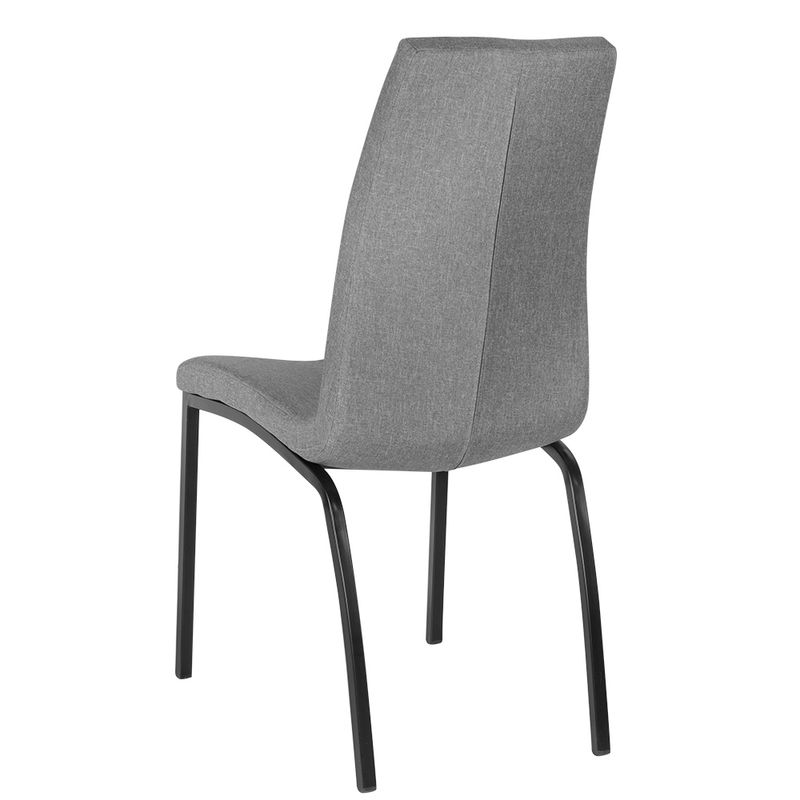 SILLA-DE-COMEDOR-ASAMA-TELA-GRIS-BASE-METAL-NEGRO-----------