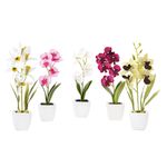 Planta-Artificial-Orquidea-Surt-18Cm-Plastico-Blanco-Varios-