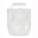 Florero-C19-Geometrico-14-14-18Cm-Ceramica-Blanco-----------
