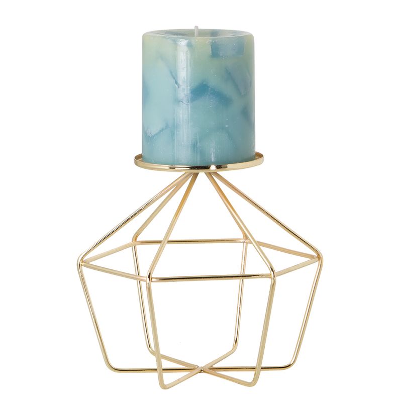 P-Vela-C18-Hexagonal-Wire-16.5-16.5-16Cm-Metal-Dorado-------
