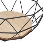 Frutero--Milano-25-12Cm--Metal--Mdf-Negro-------------------