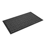 Tapete-Entrada-Porto-45-75Cm-Plastico-Gris-Negro------------