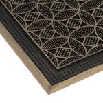 Tapete-Entrada-Mandala-45-75Cm-Plastico-Negro---------------