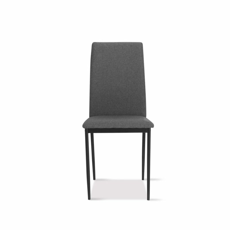 Silla-De-Comedor-Demina-Tela-Gris---Metal-Negro-------------