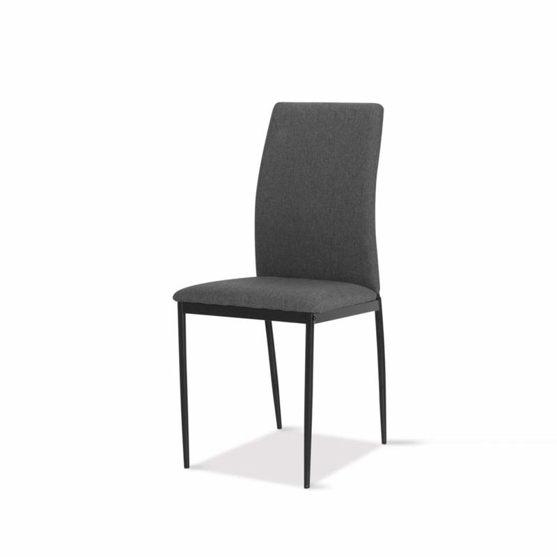 Silla-De-Comedor-Demina-Tela-Gris---Metal-Negro-------------