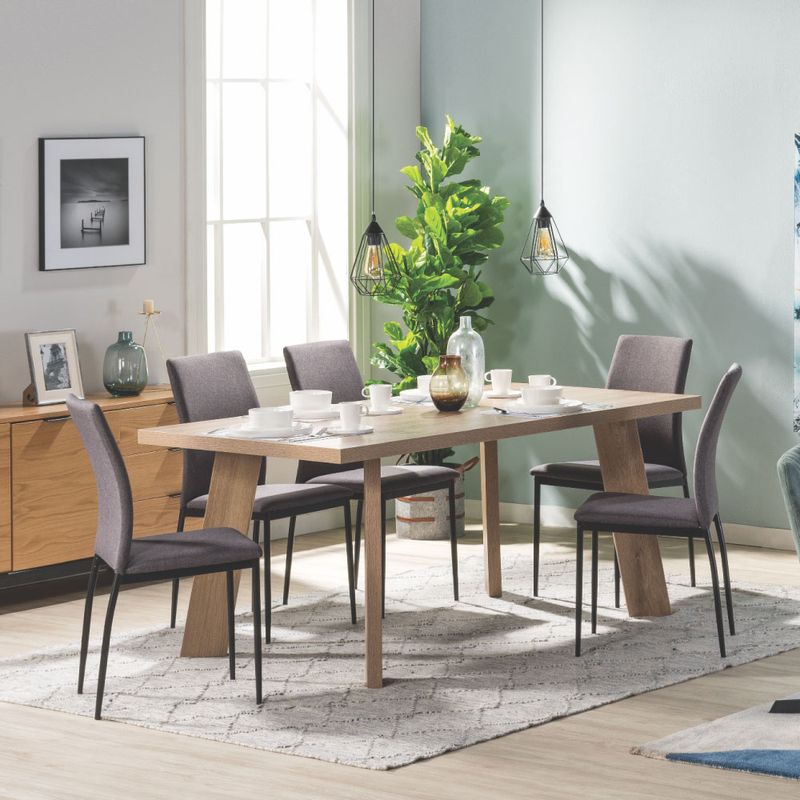 Silla-De-Comedor-Demina-Tela-Gris---Metal-Negro-------------