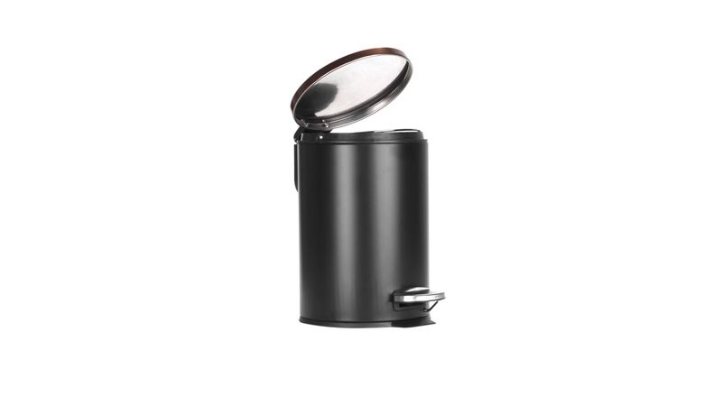Papelera Pedal 3 Lt. Negro Cobre Tugo Colombia