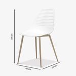 Silla-Auxiliar-Milan-Blanco