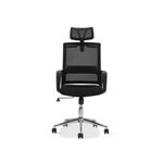 Silla-Giratoria-Bilbao-Negra-Base-Cromo---------------------