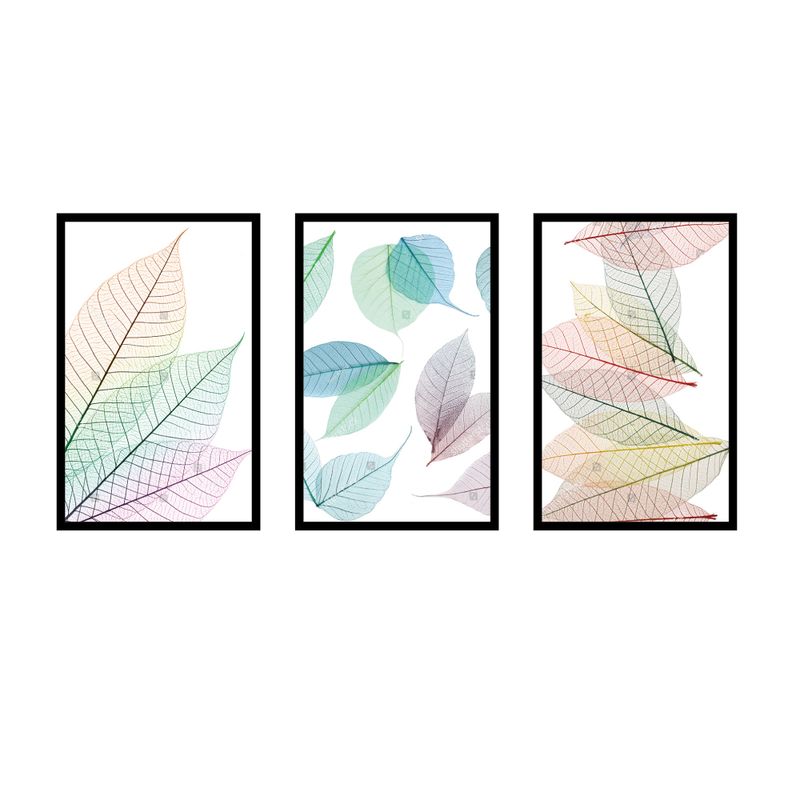 Set-3-Cuadros-Hojas-60-40-2.5-Cm-Colores-Varios