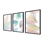 Set-3-Cuadros-Hojas-60-40-2.5-Cm-Colores-Varios