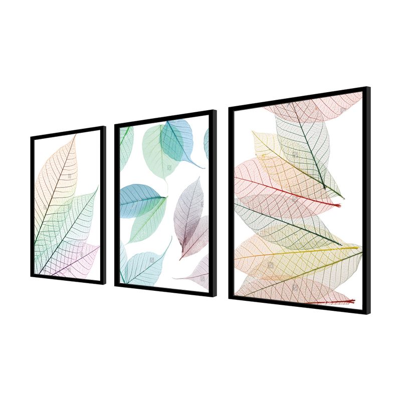Set-3-Cuadros-Hojas-60-40-2.5-Cm-Colores-Varios