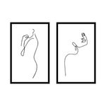 Set-2-Cuadros-Mujeres-62-42-2.5-Cm-Colores-Varios
