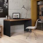 Escritorio-Studio-Sencillo-136-75-60Cm-Lam-Nogal-Argan-Negro