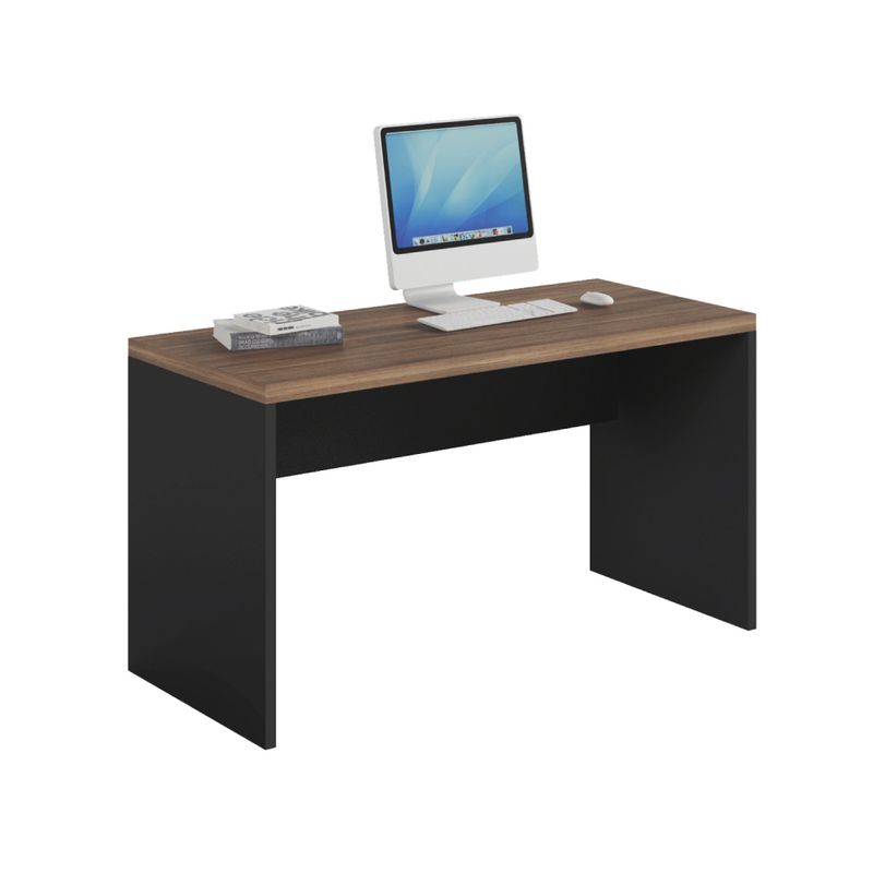 Escritorio-Studio-Sencillo-136-75-60Cm-Lam-Nogal-Argan-Negro