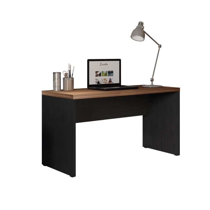 Escritorio-Studio-Sencillo-136-75-60Cm-Lam-Nogal-Argan-Negro