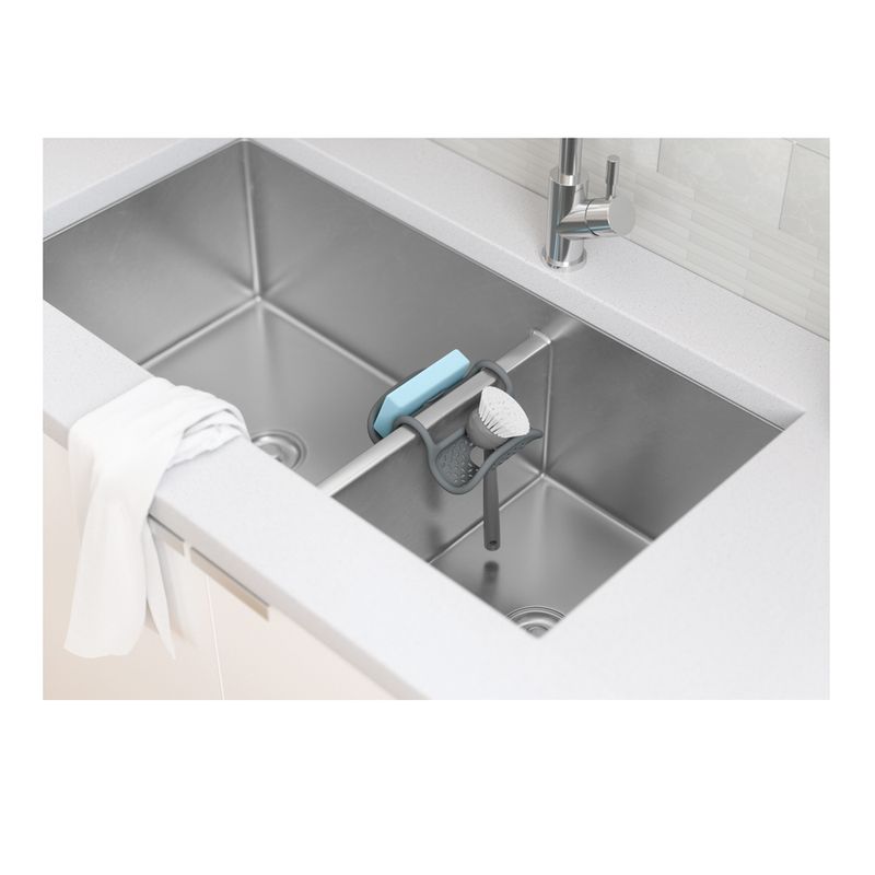 Porta-Esponja-Sling-26-11-8Cm-Plastico-Gris-----------------