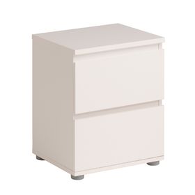 Mesa De Noche Neo 2 Cajones Blanco