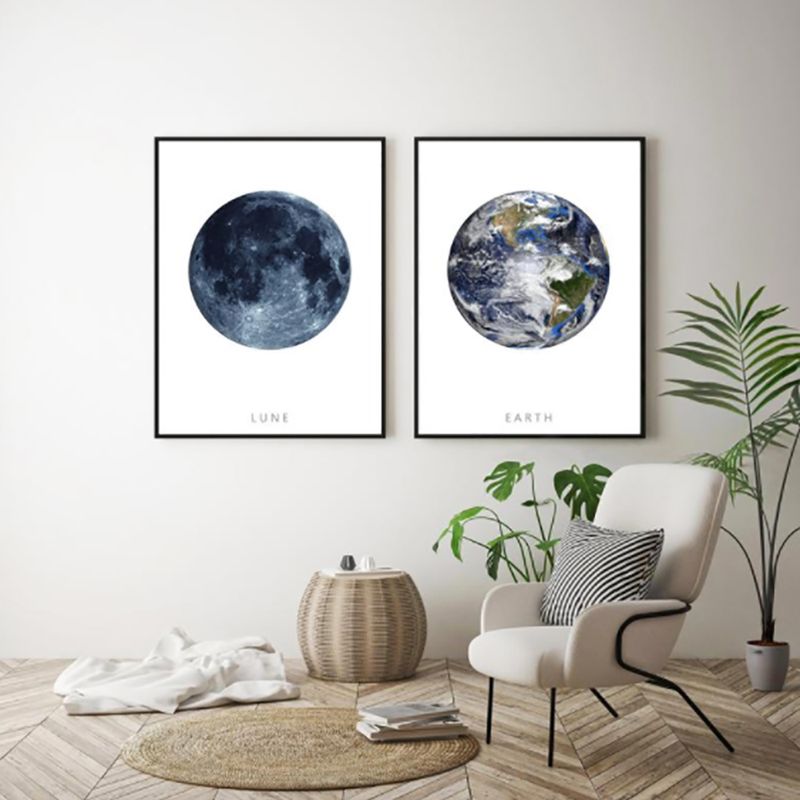 Set-2-Cuadros-Luna-Y-Tierra-Blan-Negro