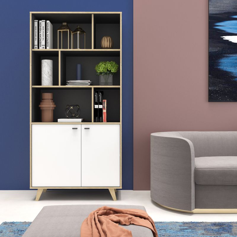 Biblioteca-Livea-Alta-Natural-Blanco