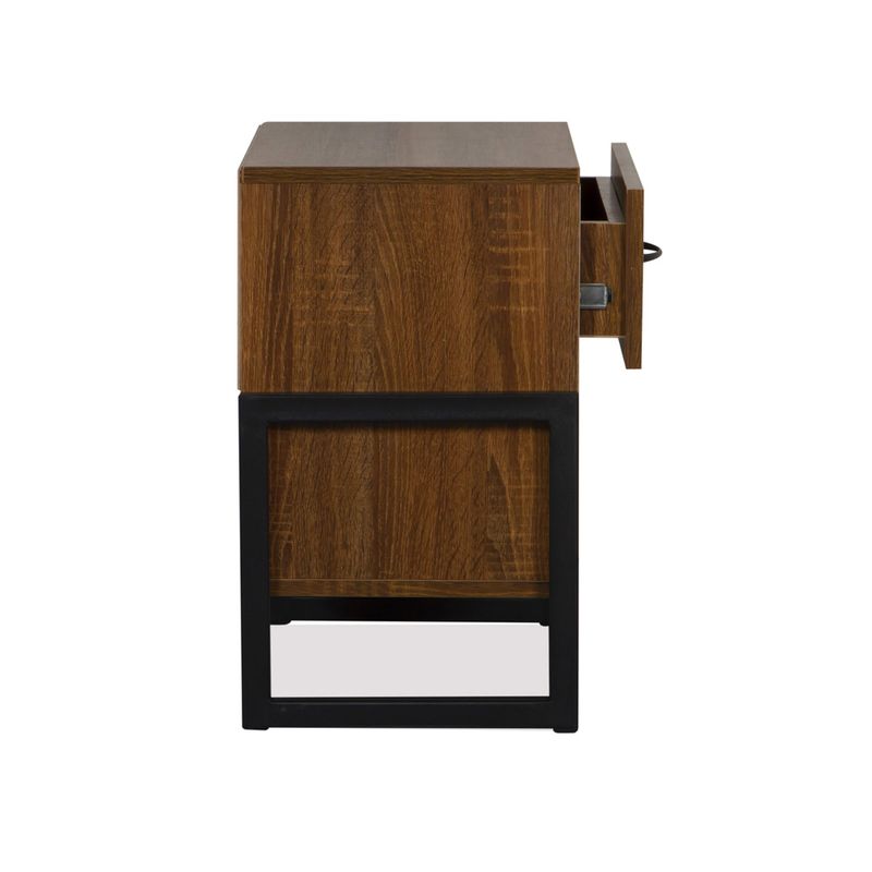 Mesa-De-Noche-Tuk-Caramelo-Negro