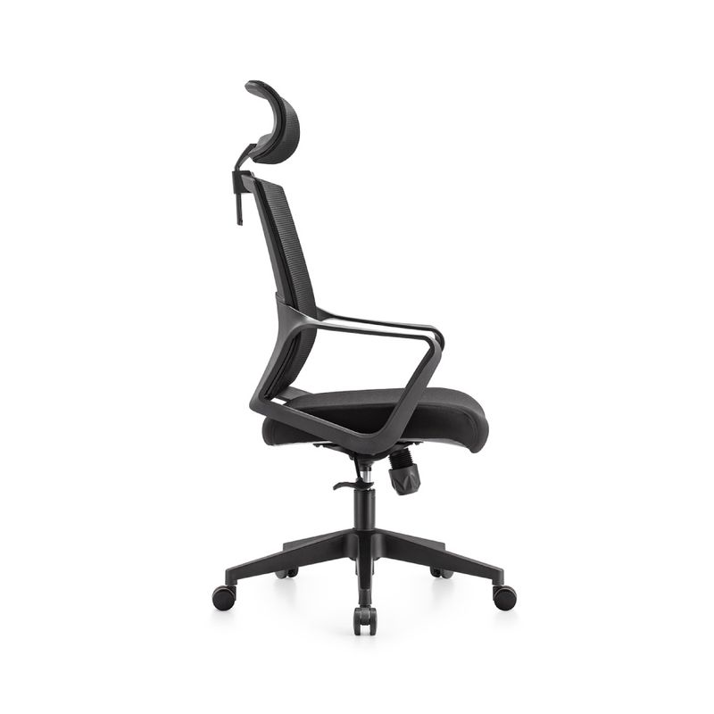Silla-Giratoria-Estocolmo-Negra-Negra