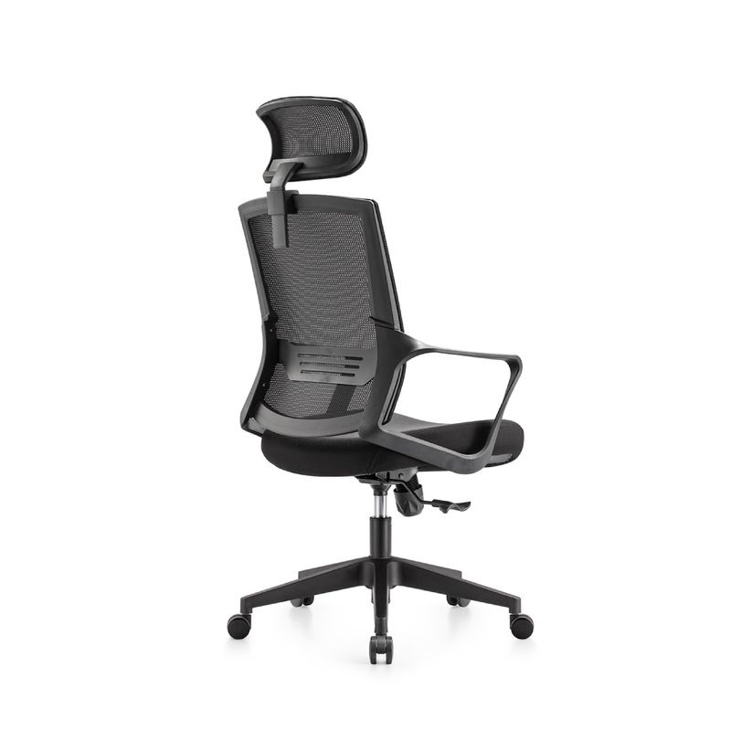 Silla-Giratoria-Estocolmo-Negra-Negra
