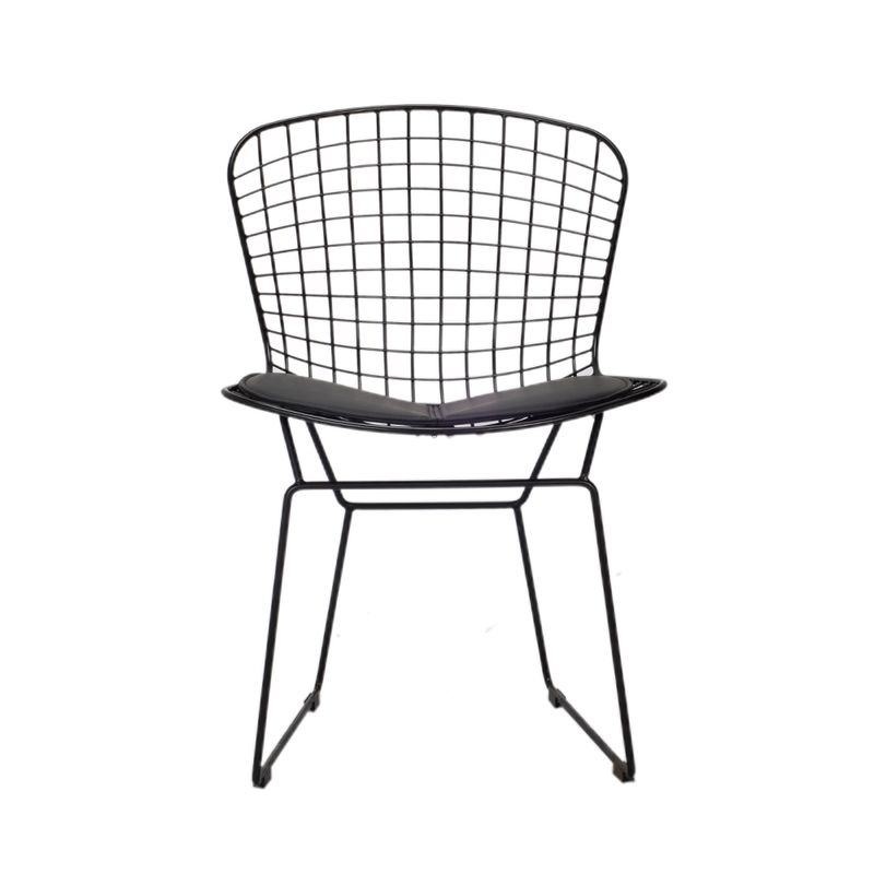 Silla-Auxiliar-Bertoia-Negro
