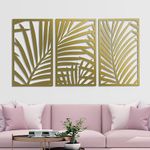 Set-3-Cuadros-Palm-Tree-60-36Cm-Dorado