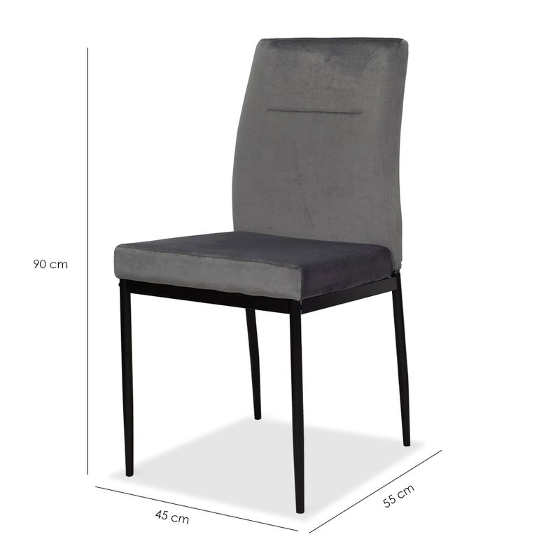 Silla-De-Comedor-Demi-Dublin-Gris-Negro
