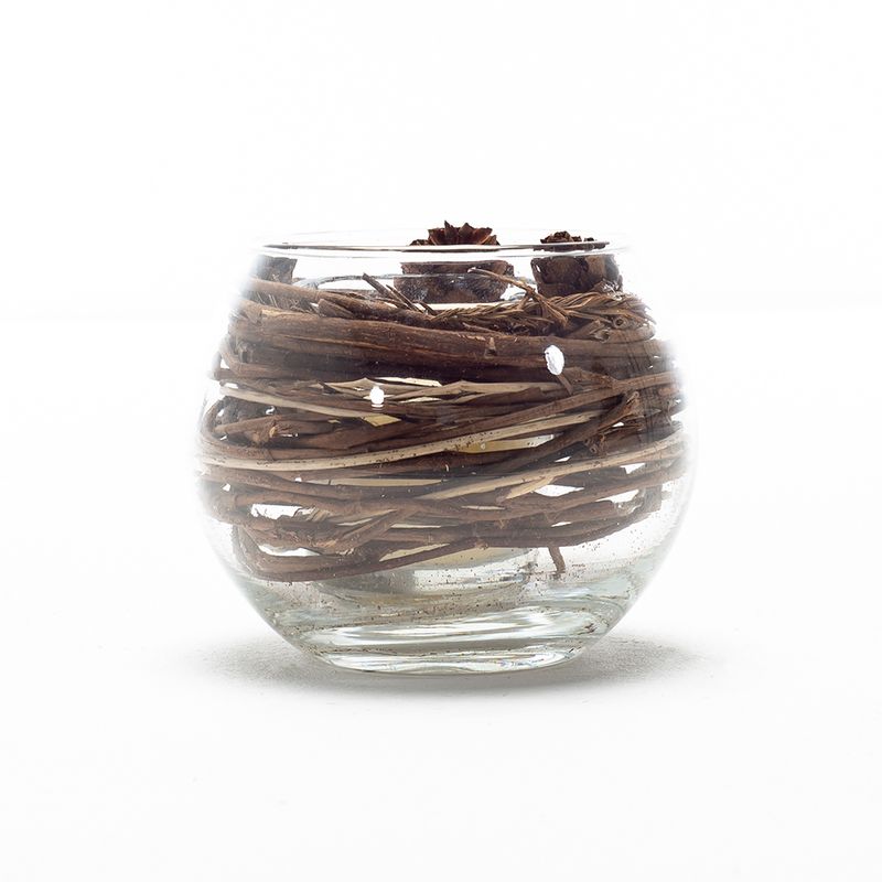 Vela-Sin-Aroma-Arreglo-Pino-10-8Cm
