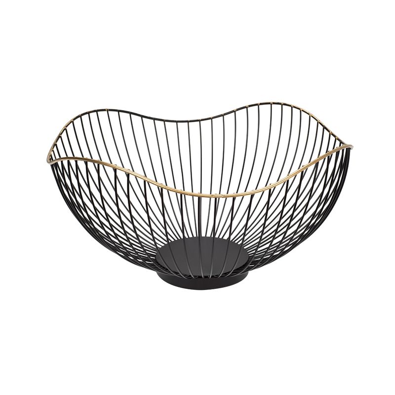 Frutero-Ondas-30-17-30Cm-Negro-Dorado