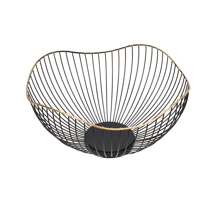 Frutero-Ondas-30-17-30Cm-Negro-Dorado