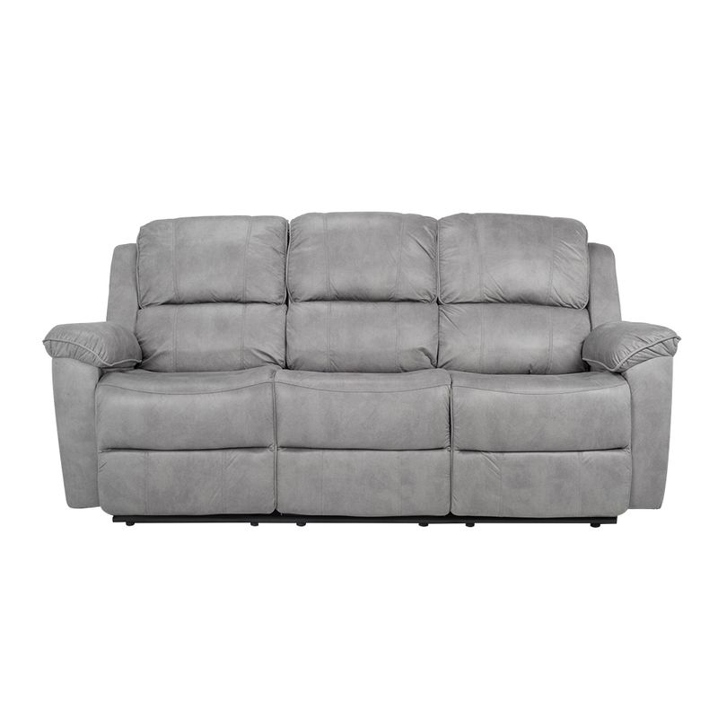 Sofa-3P-Reclinable-Nantes-Gris
