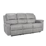 Sofa-3P-Reclinable-Nantes-Gris