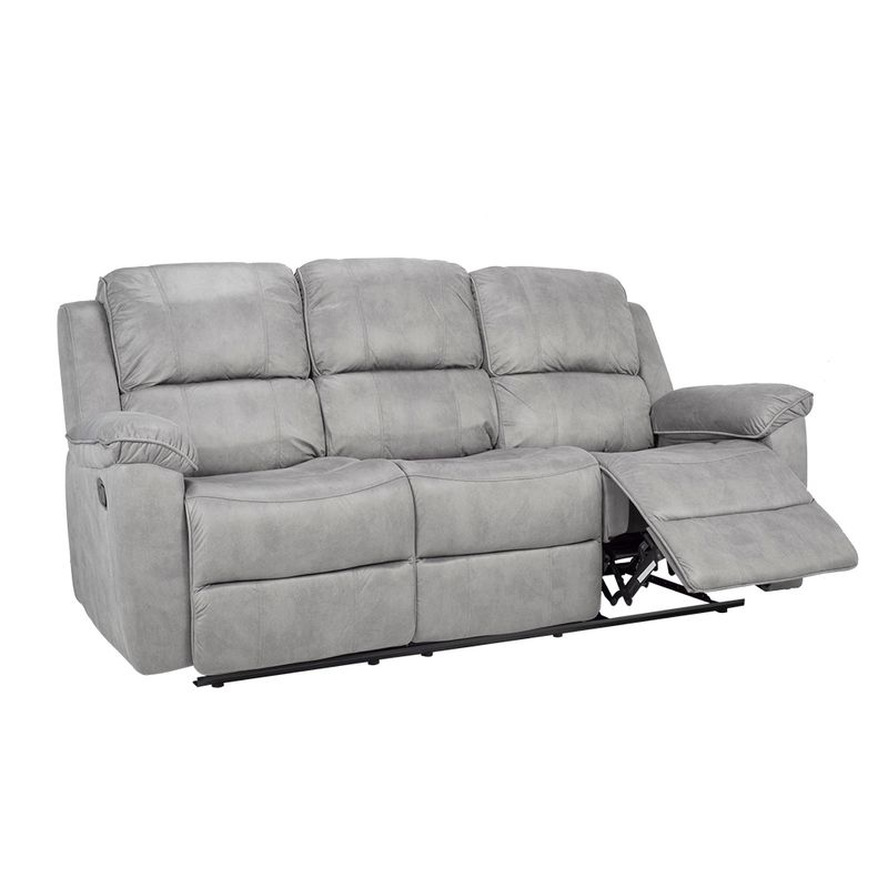 Sofa-3P-Reclinable-Nantes-Gris