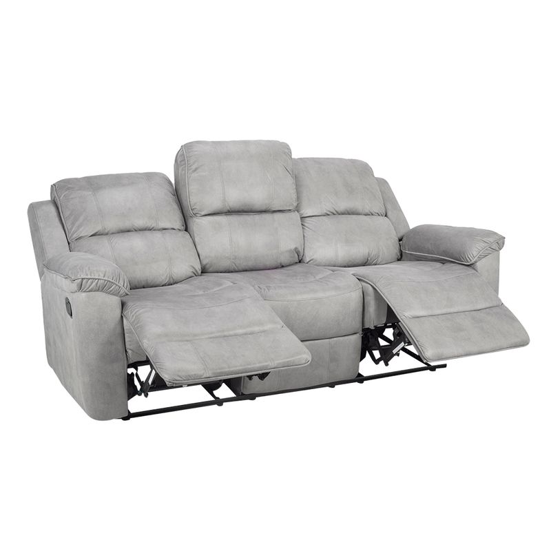 Sofa-3P-Reclinable-Nantes-Gris