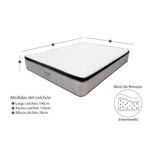 Combo-Colchon-One-Pillow-Semi-Doble-190-120-28Cm-Base-Cama-Gris-Blanco