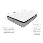 Combo-Colchon-One-Pillow-Sencillo-190-100-28Cm-Base-Cama-Gris-Blanco