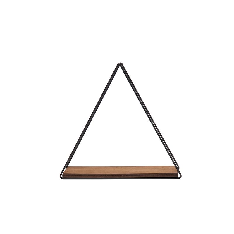 Repisa-Triangulo-Wire-Negro-Nogal