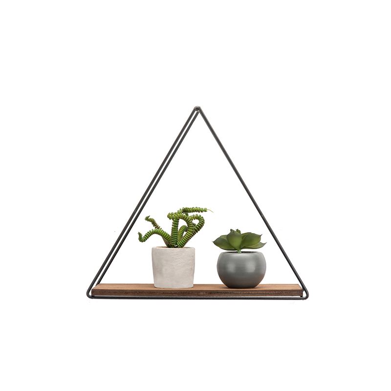 Repisa-Triangulo-Wire-Negro-Nogal