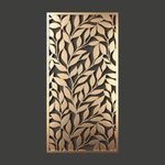 Cuadro-Decorativo-Leaves-60-30-1Cm-Dorado