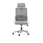Silla-Giratoria-Milan-Gris-Blanco-Cromo