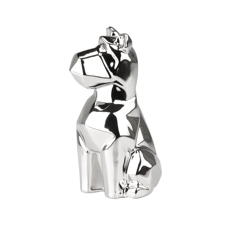 Figura-Perro-Sentado-Plata