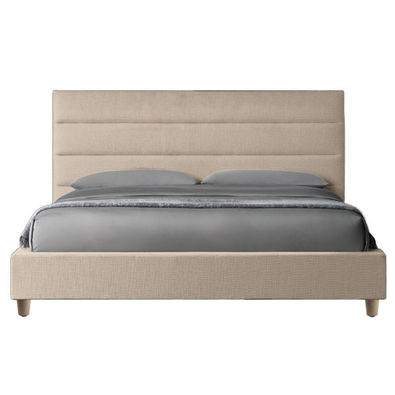 Combo-Base-Cama-Cabecero-Colchon-King-Horizon-Taupe-Pata-Natural