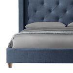 Combo-Base-Cama-Cabecero-Colchon-Extradoble-Venus-Azul-Indigo-Pata-Natural-In
